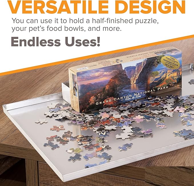 Pinnacle Systems 47.25" X 29.38" Metal Replacement Dog Crate Pan Chew Proof Crack Proof Pet Kennel Tray Central Dog Training Crate Pan Pet Supplies, Galvanized, 1" H