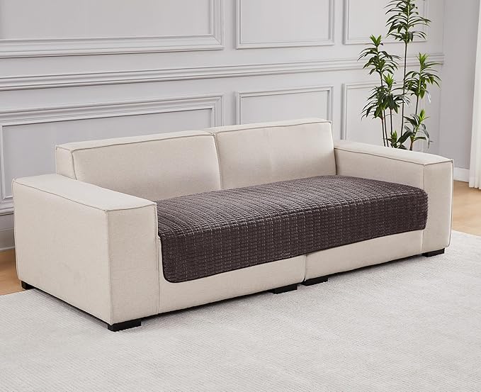 Meider Couch Covers Sofa Seat Covers, Anti-Slip Dog Mat Pet Pad Blanket for Sofa Chair Recliner Bed Furniture Protector Washable (Coffee, 40x60 inch)