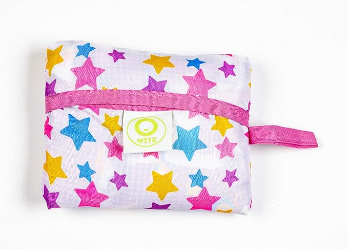 O-WITZ Reusable Grocery Bags | Vibrant Tote Bag For Groceries, Gym, Office Supplies, Beach, Toys & More | Washable Design With Large Handles For Maximum Convenience | Folds Into A Small Pouch, Unicorn