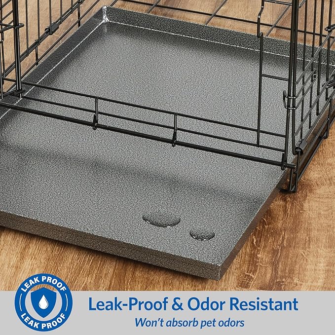 MidWest Homes for Pets Metal Dog Crate Replacement Pan; 42 inch
