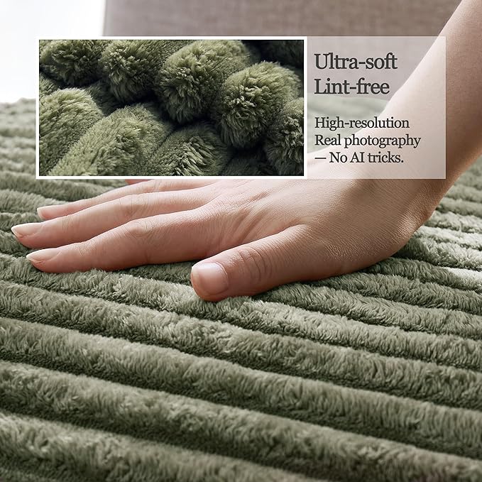Meider Waterproof Dual Non-Slip Couch Cover for Dogs, Fuzzy Soft Pet Couch Covers for 2 Cushion Sofa loveseat, Pet Friendly Soft Dog Bed Covers Sofa Cover Washable (Sage Green, 33" x 62" 1 Pack)