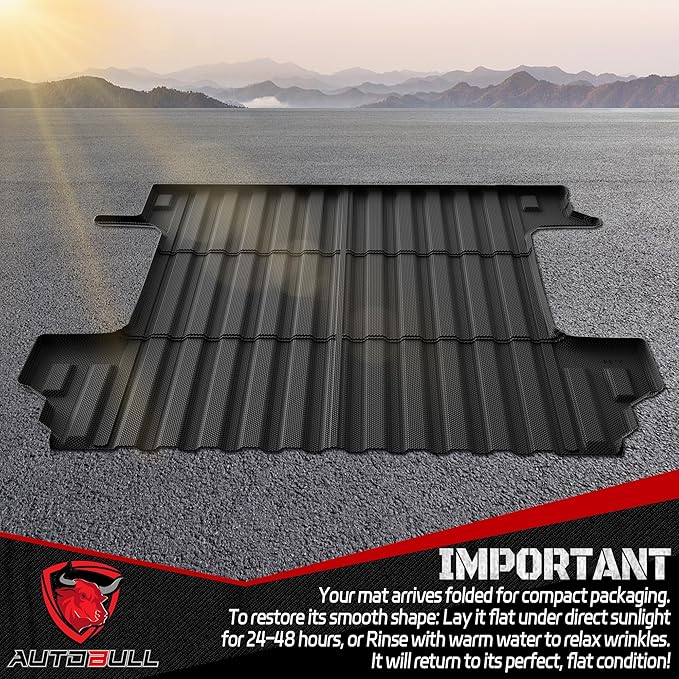 Truck Bed Mat Bed Liner Compatible for 2019-2026 Chevrolet Chevy Silverado 1500 | GMC Sierra 1500 (Only Fit 5.8FT, 69.92" Bed), Not Fit Drop-in Liner