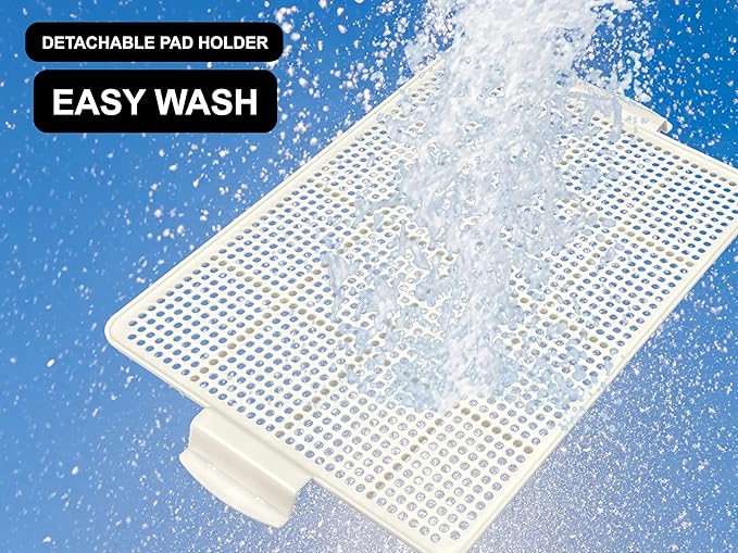 Pets-N-Me Dog Pee Pad Holder, Puppy Potty Training Tray 22.5”X16.5” for Small Dogs (Green)