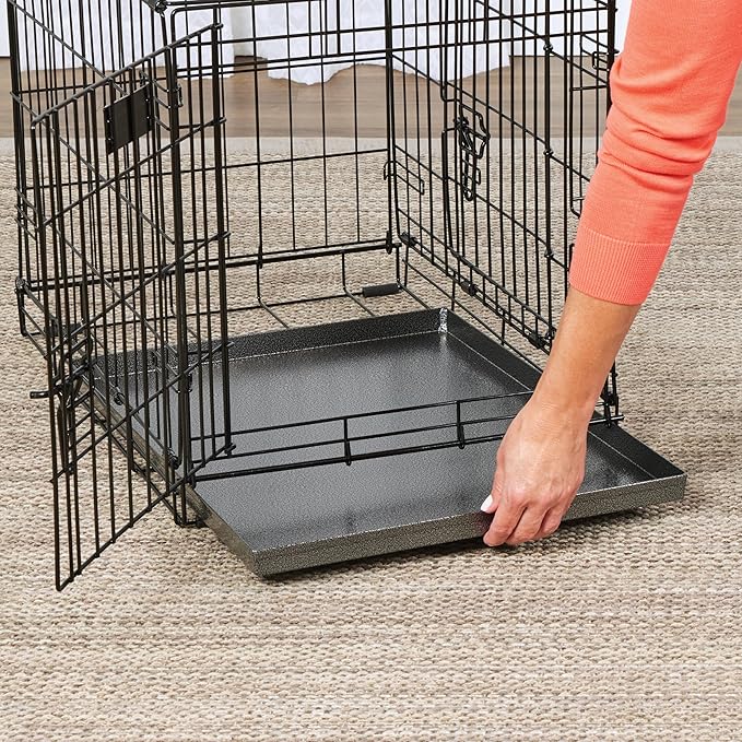 MidWest Homes for Pets Metal Dog Crate Replacement Pan; 30 inch