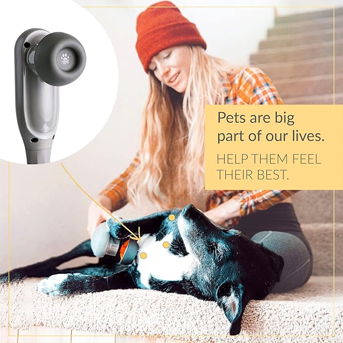 PERK Percussion Pet Massager for Dogs and Cats Designed to Help Massage Muscle Tightness, Improve Mobility and Recovery