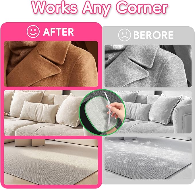 Thickened Ectrostatic Pet Hair Removal Glove for Cat & Dog, Upgraded Five-Finger Reusable Magic Brush Pet Hair Remover Tool for Couch, Clothing, Carpet & Car Seat, Cat Grooming Gloves