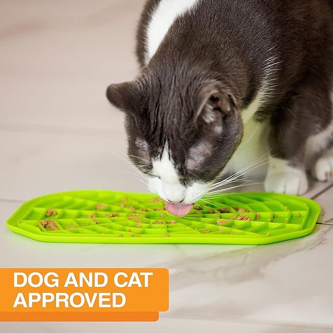 Neater Pet Brands - Neat-LIK with Protective Tray - Slow Feed Pad for Dogs & Cats