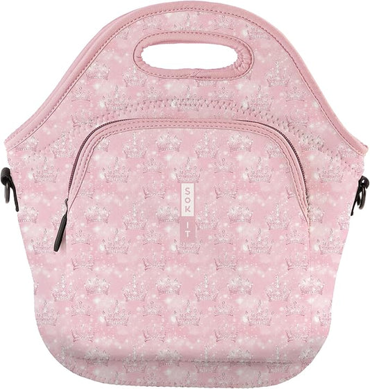 Sok It LunchTote Zippered Bag Insulated Neoprene Caddy (Wand of a Kind, X-Large 6.5 Quart Lunch Tote)