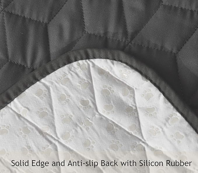 Ameritex Couch Sofa Slipcover 100% Waterproof Nonslip Quilted Furniture Protector Slipcover for Dogs, Children, Pets Sofa Slipcover Machine Washable (Green, 68'')