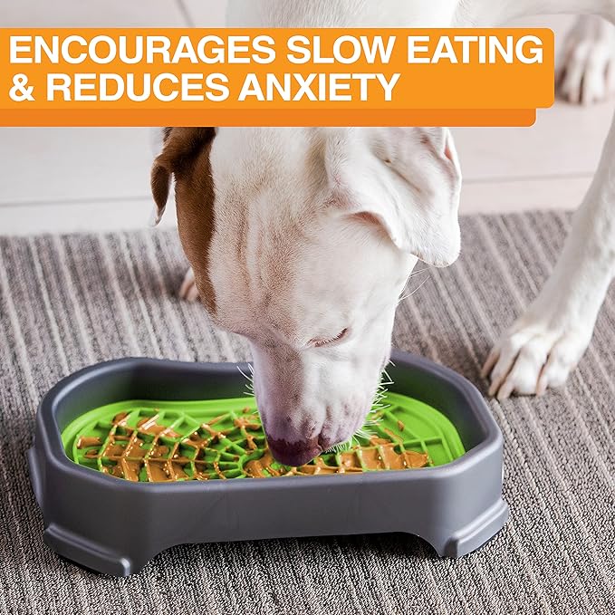 Neater Pet Brands - Pets - Neat-LIK Pad with Mess-Proof Tray Keeps Floors Clean