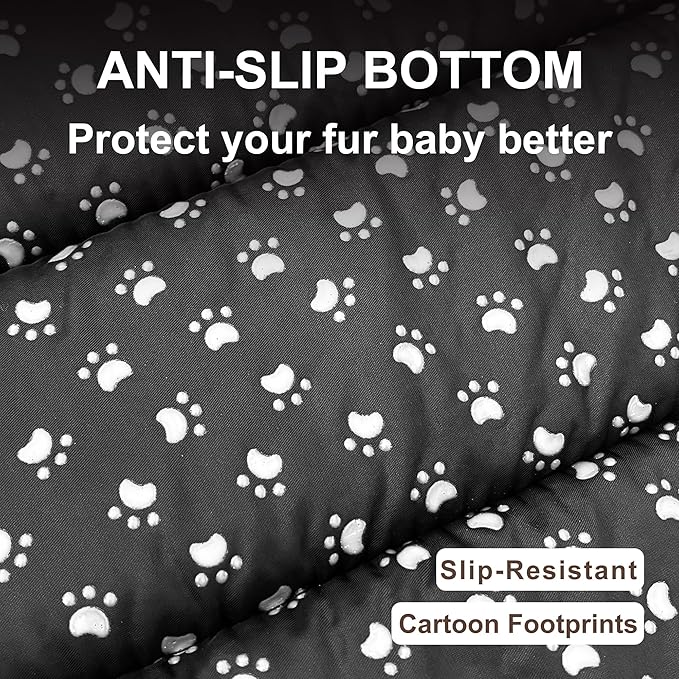 Dog Bed Mat, Reversible Dog Crate Pad with Washable Kennel Mat and Soft Foam, Flat Pet Bed for Dogs & Cats, for Crates Carriers & Travel (Dark Brown, 28" L*16" W*1.5" Th)