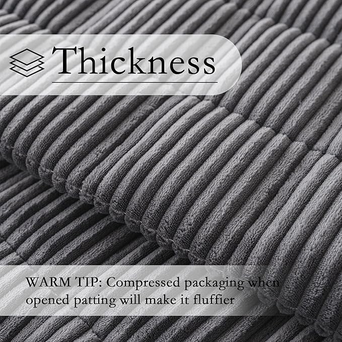 MYSKY HOME Couch Cover for Dogs Washable, Dog Sofa Couch Covers,Washable Non-Slip Couch Sofa Cover Protector Dog Mat for 2 Cushions and Sofas(Dark Grey,27.6" x 70.9")