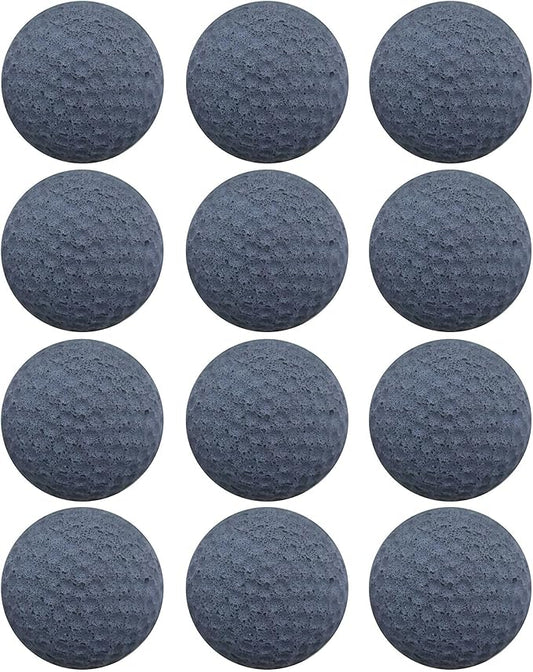 GINFH Cat Golf Balls for Indoor Cats Toy Ball Kitten Toys Interactive Cat Ball Sponge Foam Sponge Soccer Balls (Black)