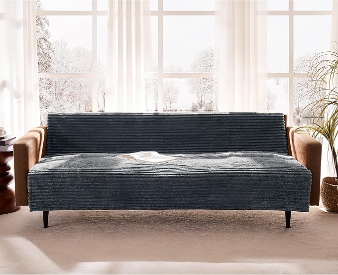 Meider Waterproof Couch Cover for Dogs Non-Slip, Fuzzy Soft Pet Couch Covers for Sofa, Pet Friendly Area Rug Dog Bed Covers Washable Sofa Cover Mat (Titanium Gray, 58" x 82" 1 Pack)