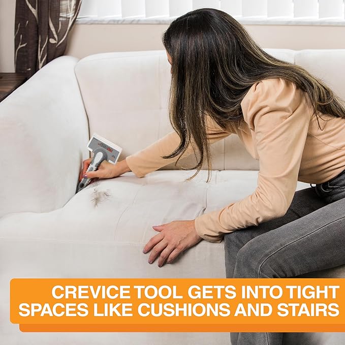 FurDozer Pet Hair Remover & Auto Detailing Tools - Cat & Dog Hair Remover for Carpets, Car Interiors, Couches, Bedding, & Pet Furniture (Gray, (2 Pack) - X6)