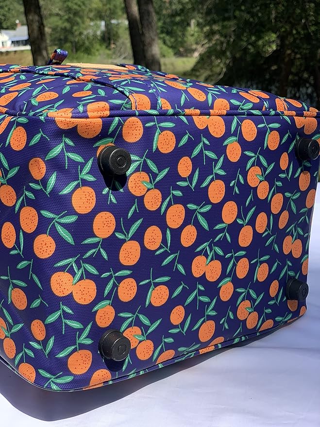 Kwang Min Insulated Insulated Cooler Bag,Reusable Large Lunch Bag for Women, Great for Outdoors,Camping,Party,Premium Quality,Adjustable Strap,Foldable