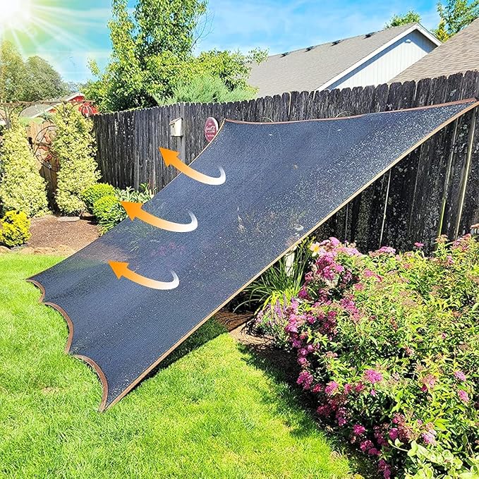 Shade Cloth - for Garden Plants Greenhouse, 70% Sunblock Shade Neting -for Outdoor Garden Pergola Patio Lawn Pool, Easier to Hang Sun Protection Neting Covers for Kennel Chicken Coop