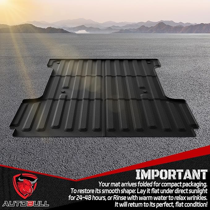 Truck Bed Mat Bed Liner (5.5ft,67.1in) Fit for Ford F-150 2015-2023| F150 Lightning 2022-2023, Not Fit Drop-in Liner