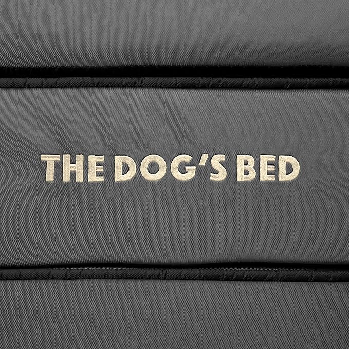 The Dog’s Bed Medium Oxford Grey, Memory Foam, Pain Relief: Arthritis, Hip & Elbow Dysplasia, Post Surgery, Lameness, Supportive, Calming, Waterproof Washable Cover